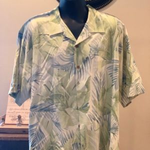 Tommy Bahama Button Down Silk Shirt. Size XL